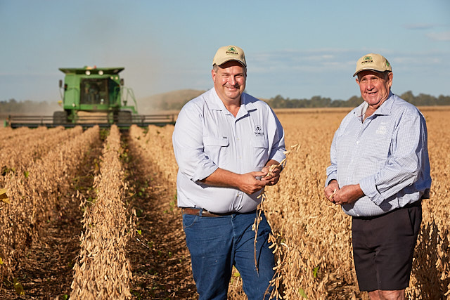 Grain harvest machinery
