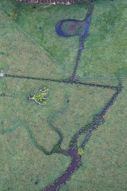 Aerial landscape photography