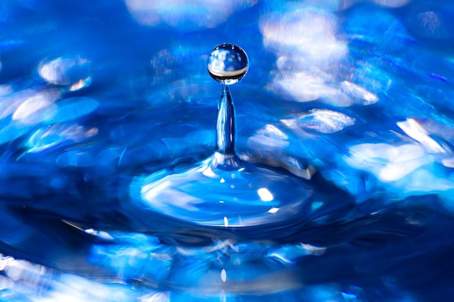 water drop photography